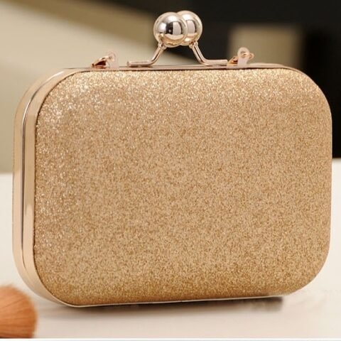 Women Handbag Evening Bags For Party New Women Chain Shoulder Bag Ladies Fashion Gold Clutch Box Bag Women Messenger