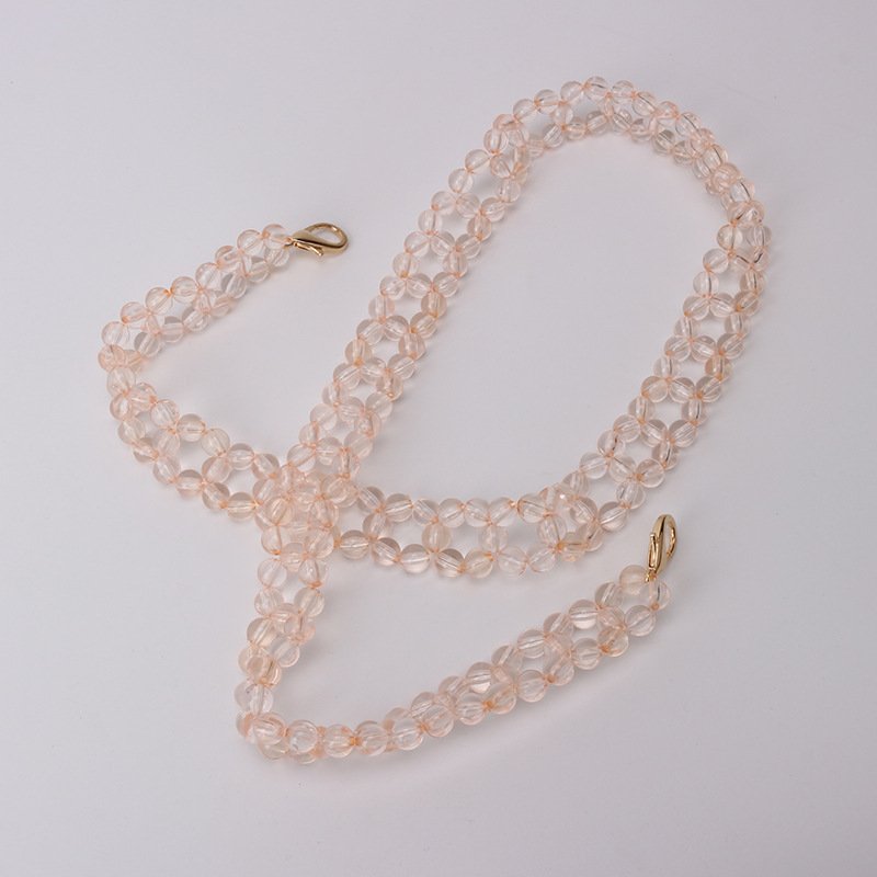 Luxury Orange Bead Handbag | Designer Tote