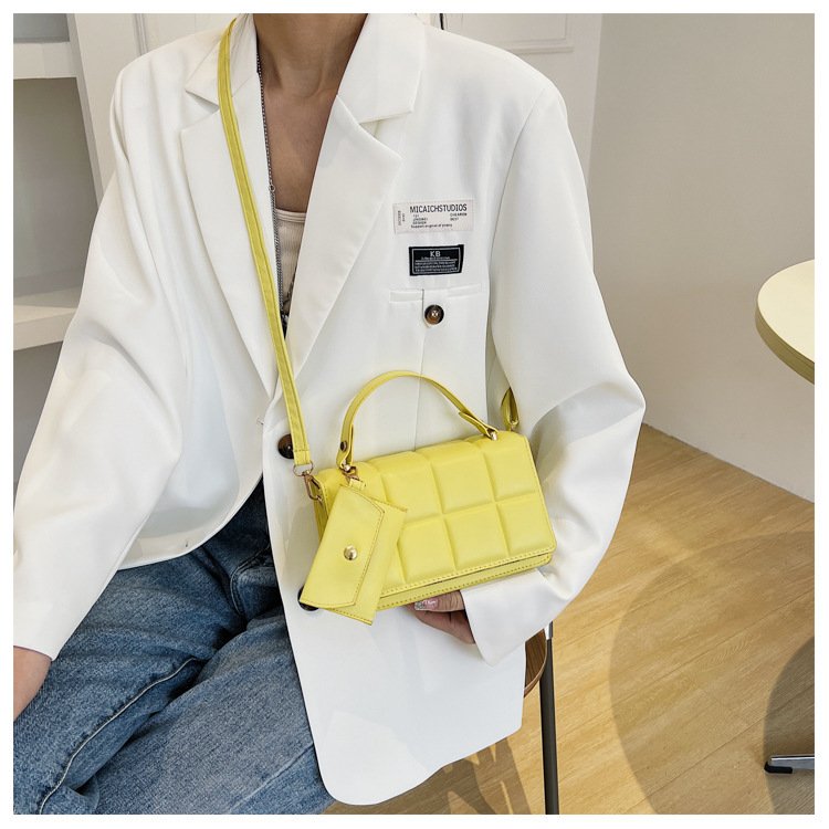 Stylish Plaid Designer Handbag | Luxury Tote
