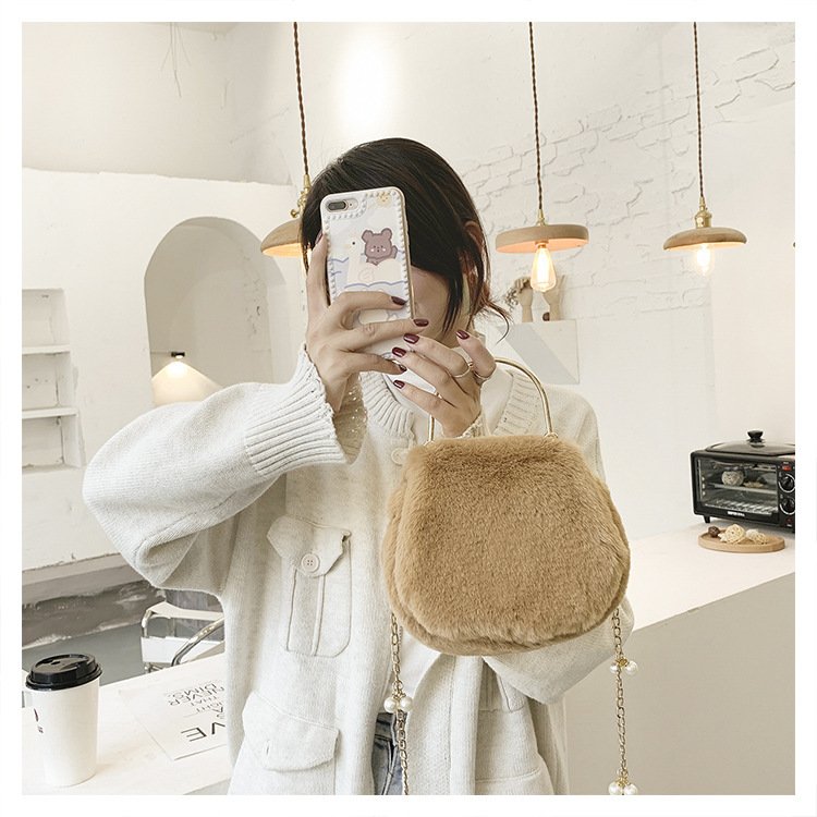 Elegant Pearl Chain Handbag | Luxury Women's Crossbody